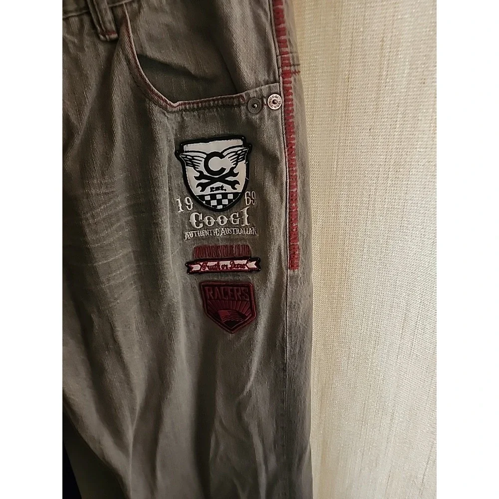 Vintage Men's Coogi Est. 1969 Authentic Australian Motorcycle Club Jeans 38 34
